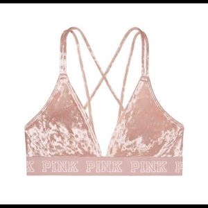 VS PINK velvet bralette